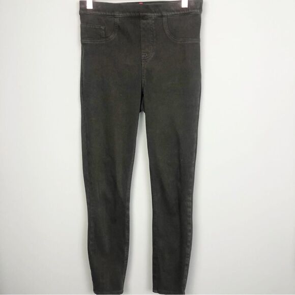 SPANX | Brown Jean-ish Ankle Pants Jeggings in Rich Cocoa Women’s Size Medium - Picture 2 of 9